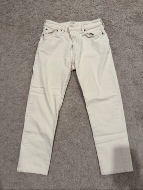 Straight Selvedge Denim - Off White